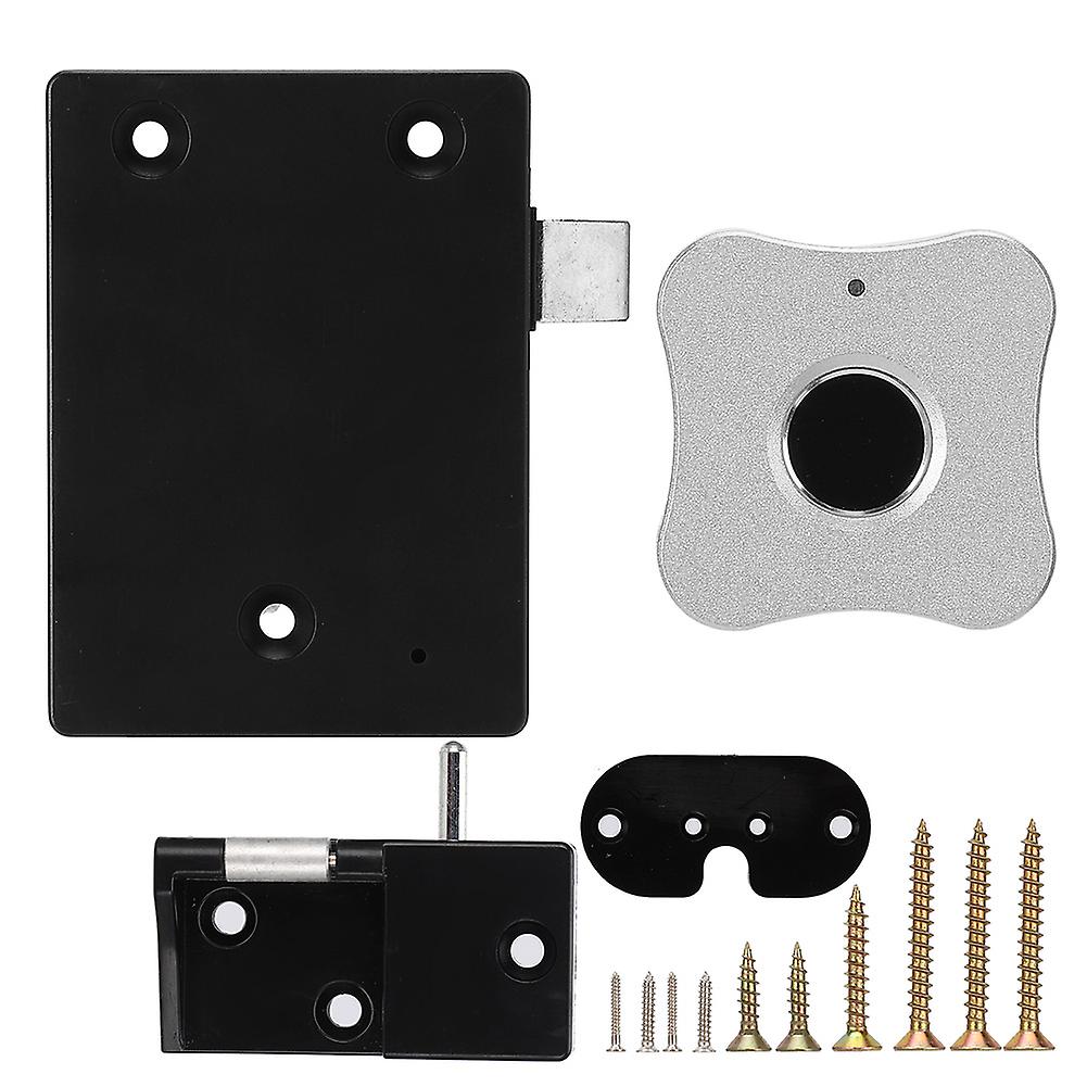Smart Biometric Fingerprint Lock Security Home Office Drawer Wardrobe Keyless PanelSilver