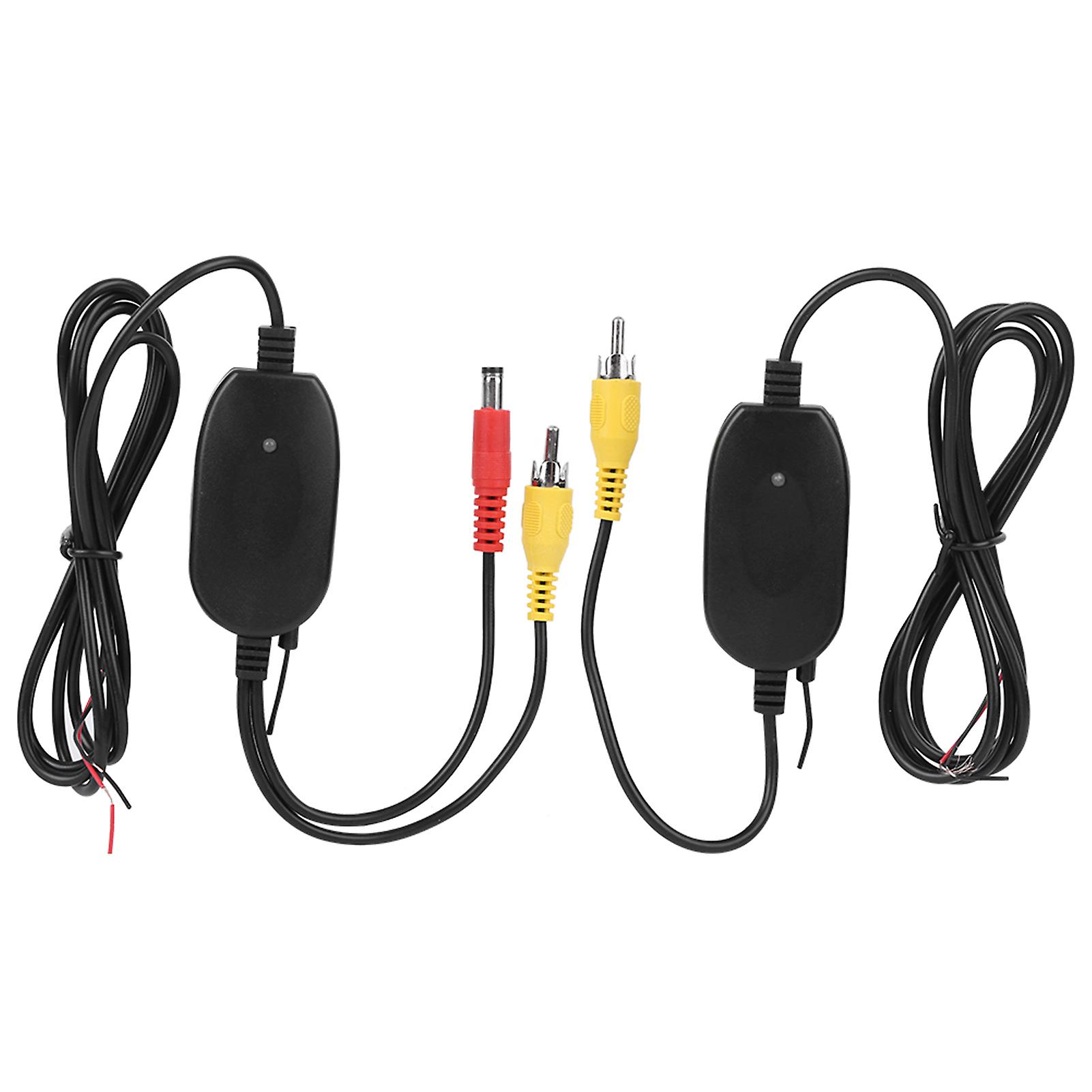 Wireless RCA Video Transmitter Kit: For Car Rear View Backup Camera