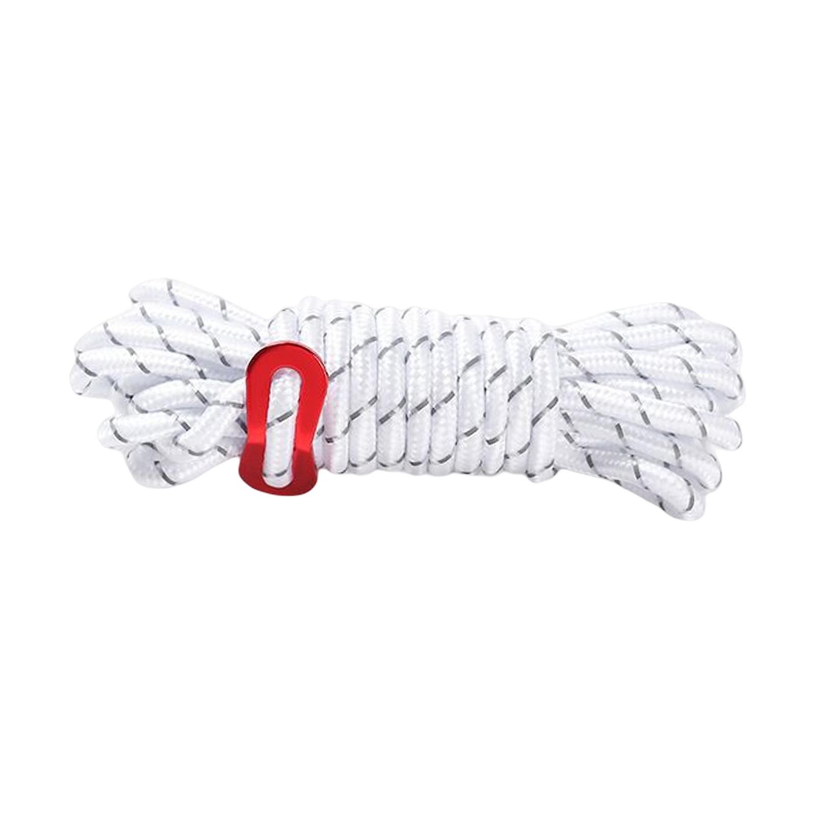 Multipurpose Reflective guyline Tent Rope 4M Fittings for Camping Awning