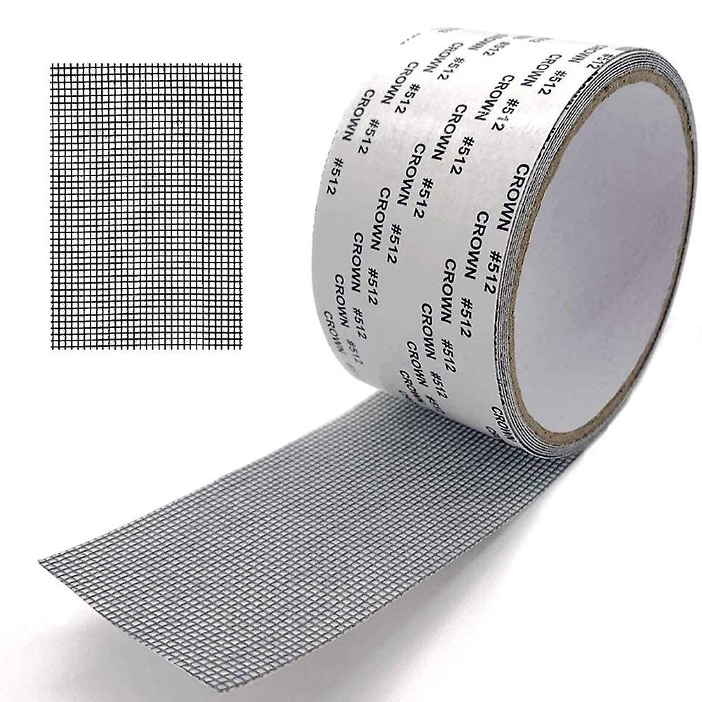 Mosquito Net Repair Tape, Mosquito Net Patch Window Repair Adhesive Mosquito Net Repair Kit (Black)