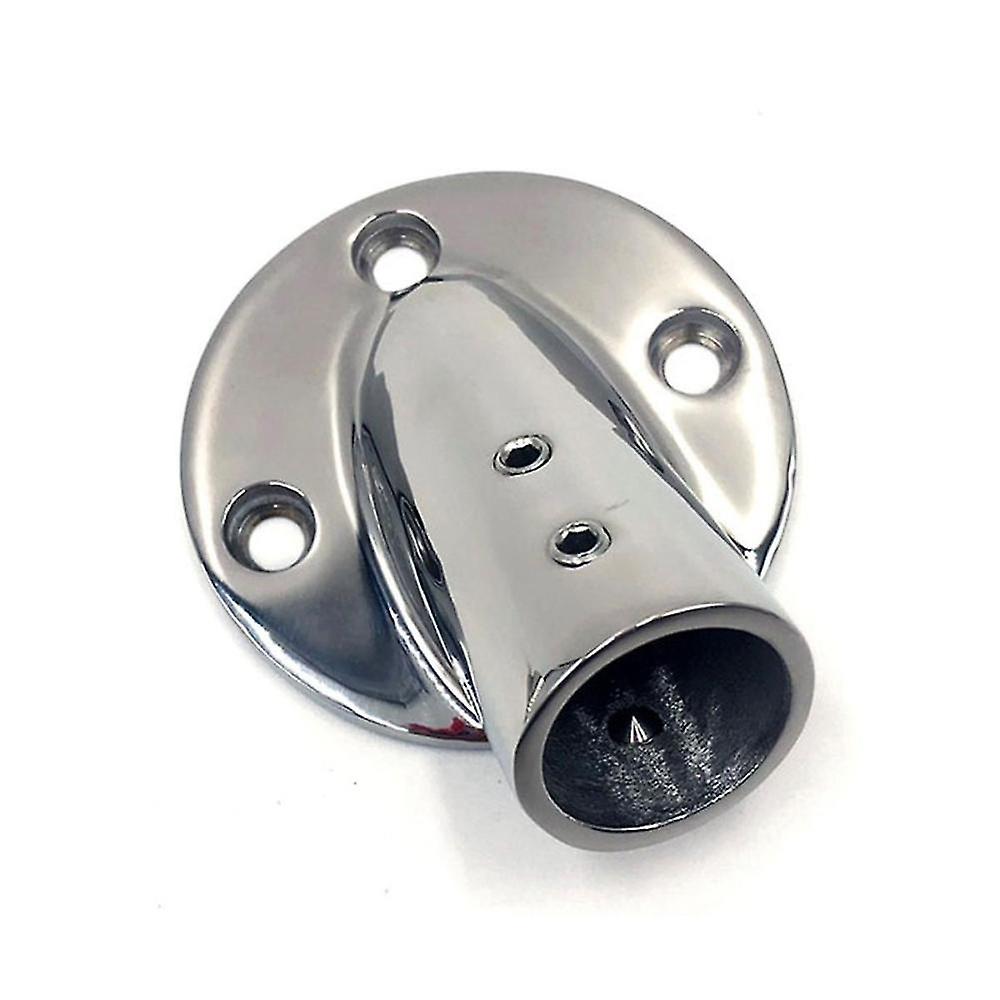 30 Degree Handrail Round Base 22mm Yacht Deck Railing Base Round Slant ...