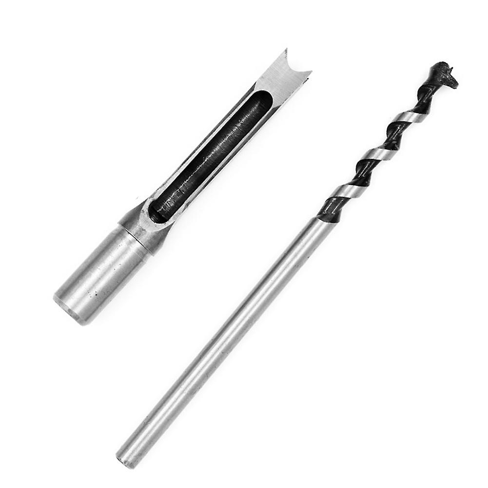 ZHOUBA 6/6.4/8/10/12.7mm HSS Square Hole Drill Bit Mortising Chisels Woodworking Tool