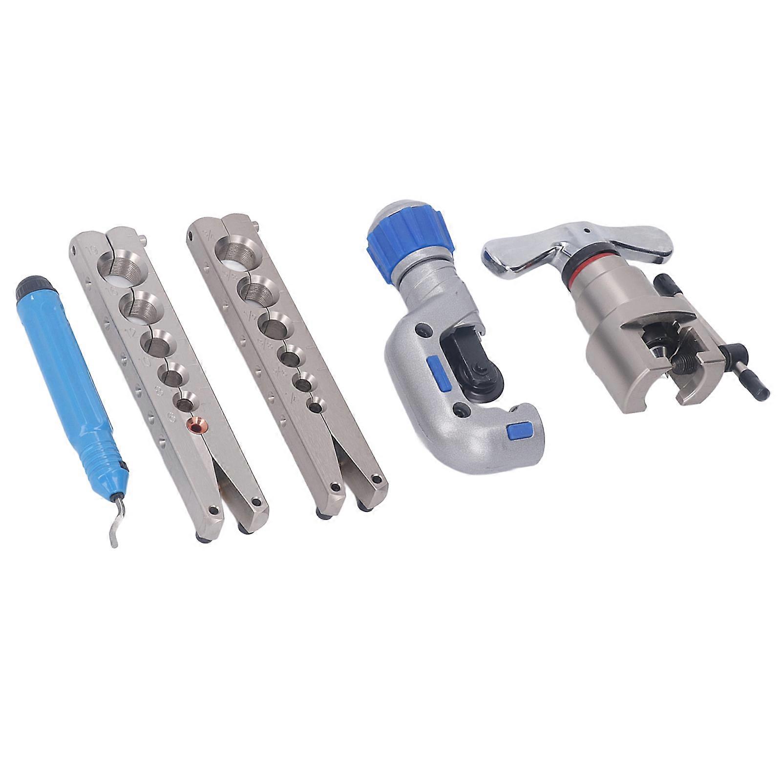 Flaring Tool Kit Set Eccentric Pipe Expander Heavy Flaring Tool Set 45 Degree Cone