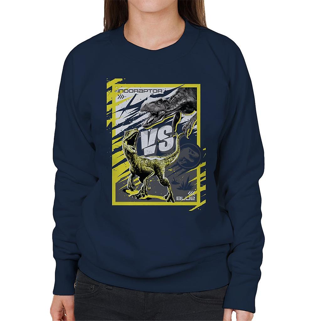 Jurassic World Indoraptor Vs Kék női pulóver