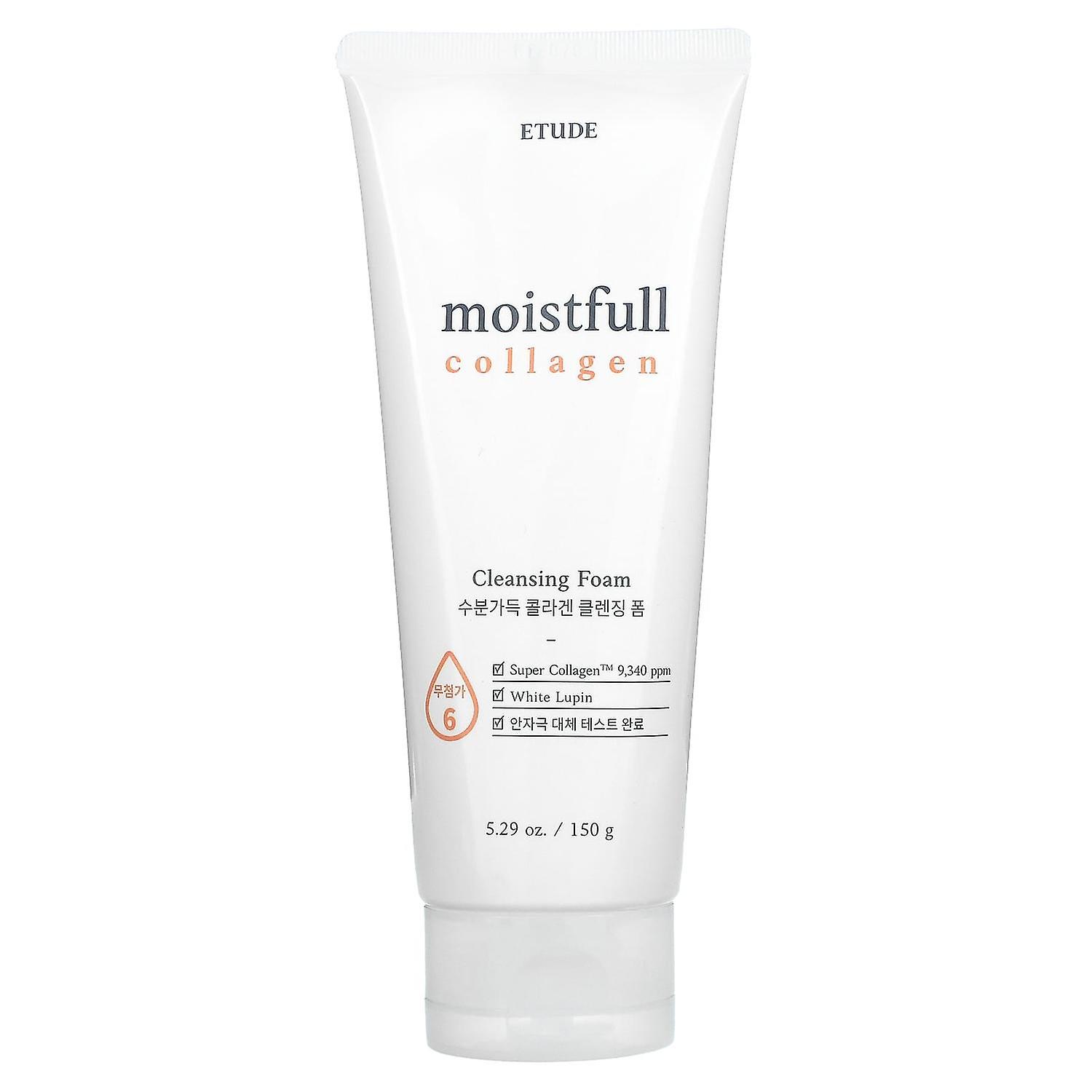 Etude, Moistfull Collagen, Cleansing Foam, 5.29 oz (150 g)