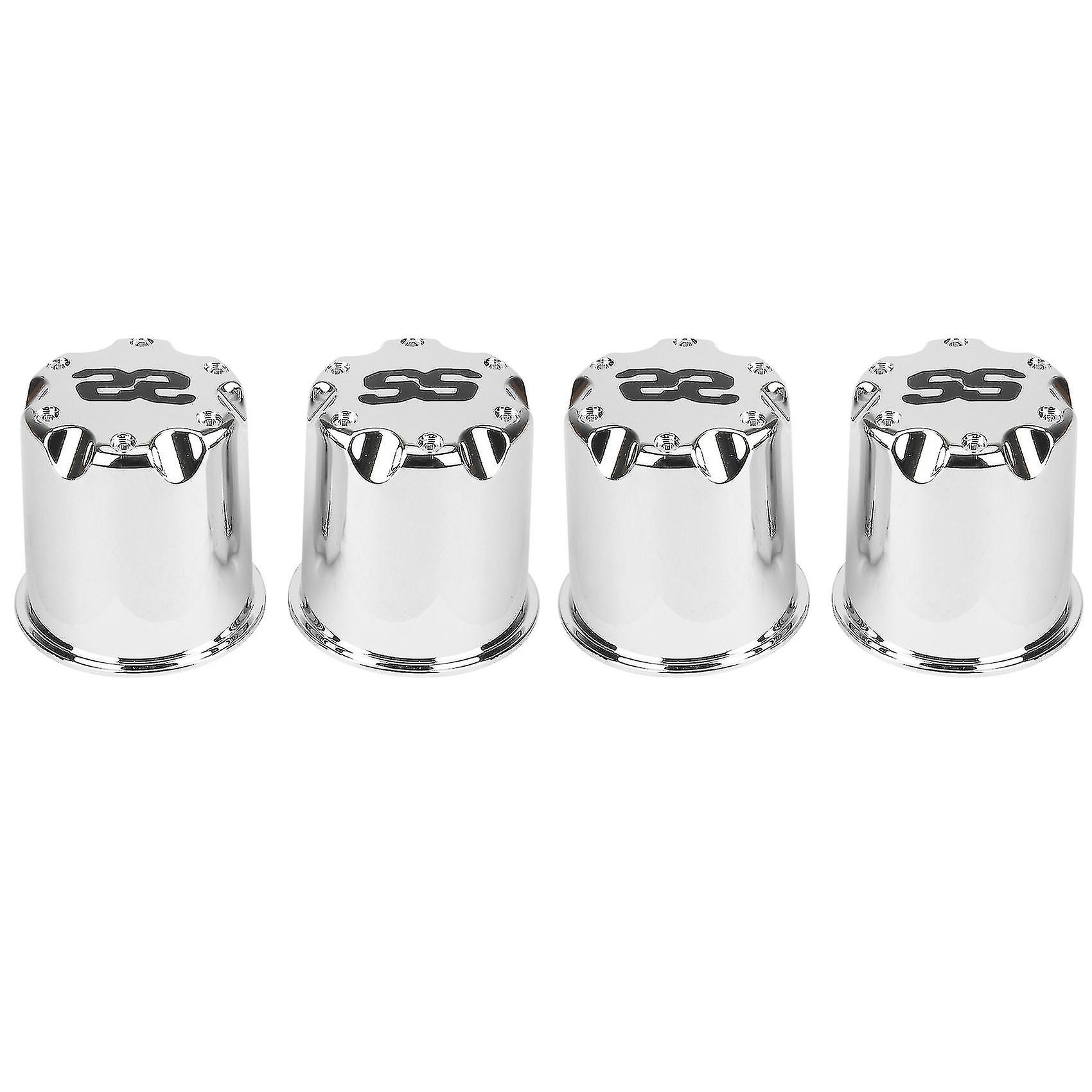 4PCS العالمي جولف عربة عجلة مركز غطاء الغطاء، والبلاستيك 8 بوصة عجلة مركز مركز كاب لنادي السيارات