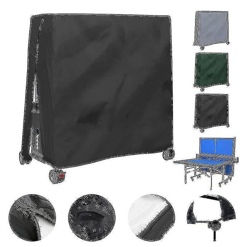 Outdoor Waterproof And Dustproof Table Tennis Table Cover Table Tennis Table Cover 165x70x185cm