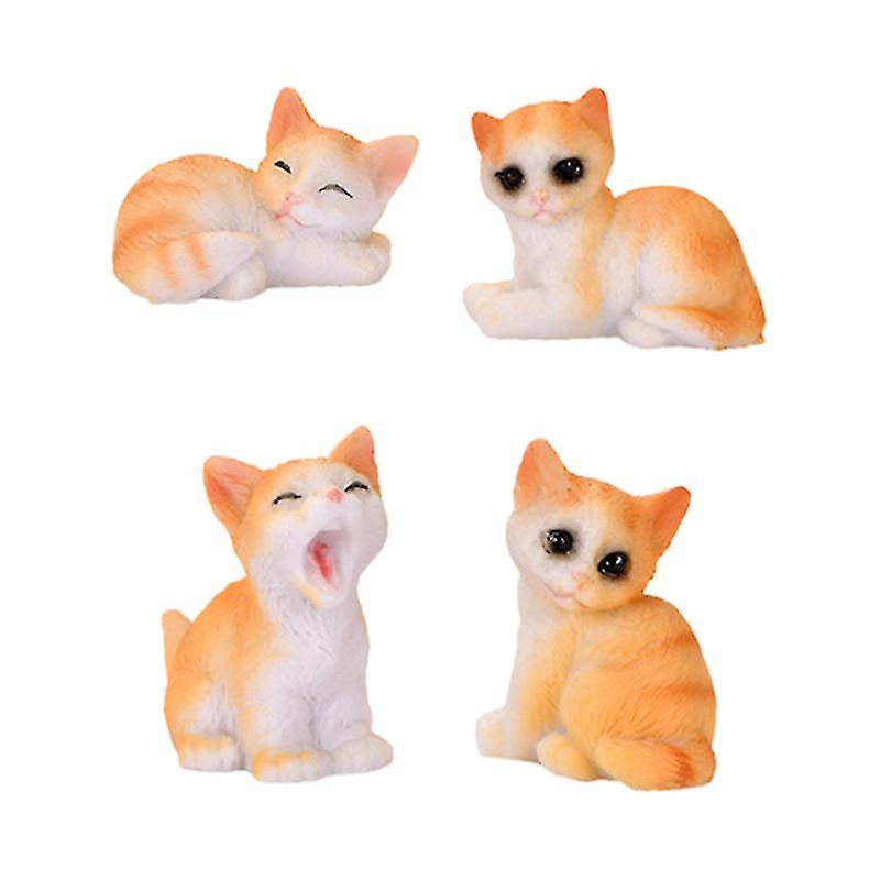 4pcs Mode Katze Dekor