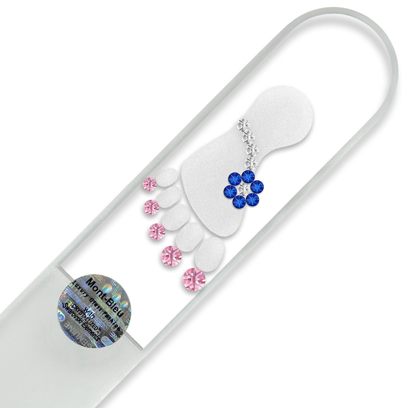 ラージクリスタルネイルファイルフット365-2 - カプリブルー - クリスタル