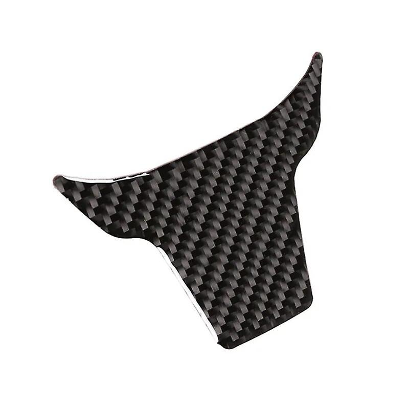 For Honda Civic 10th Gen 2016 2017 2018 2019 Car Carbon Fiber Steering Wheel Panel Cover Protective Trim