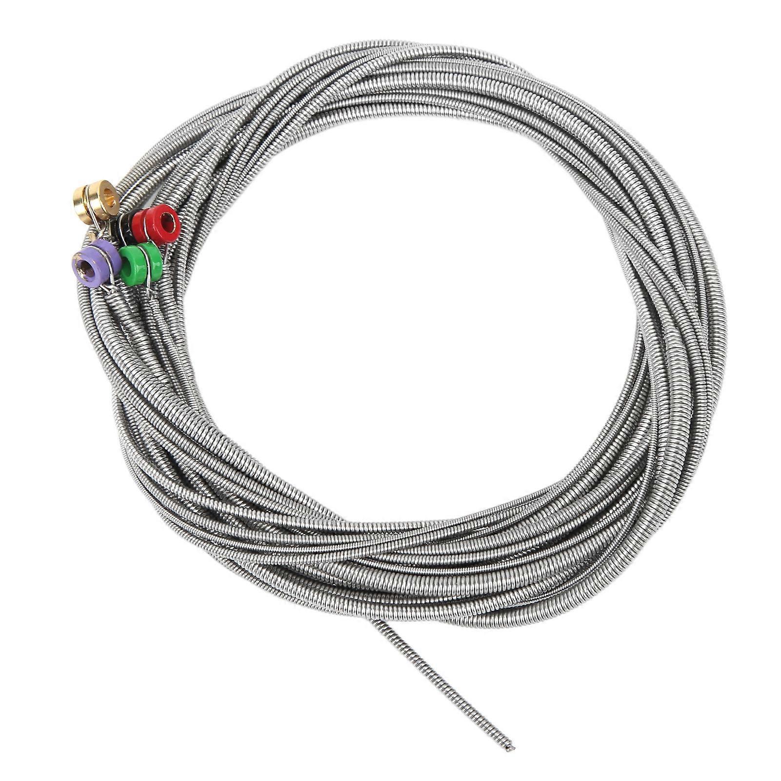 5Pcs Colorful Ball End Cordes de Basse G D A E B Metal Set