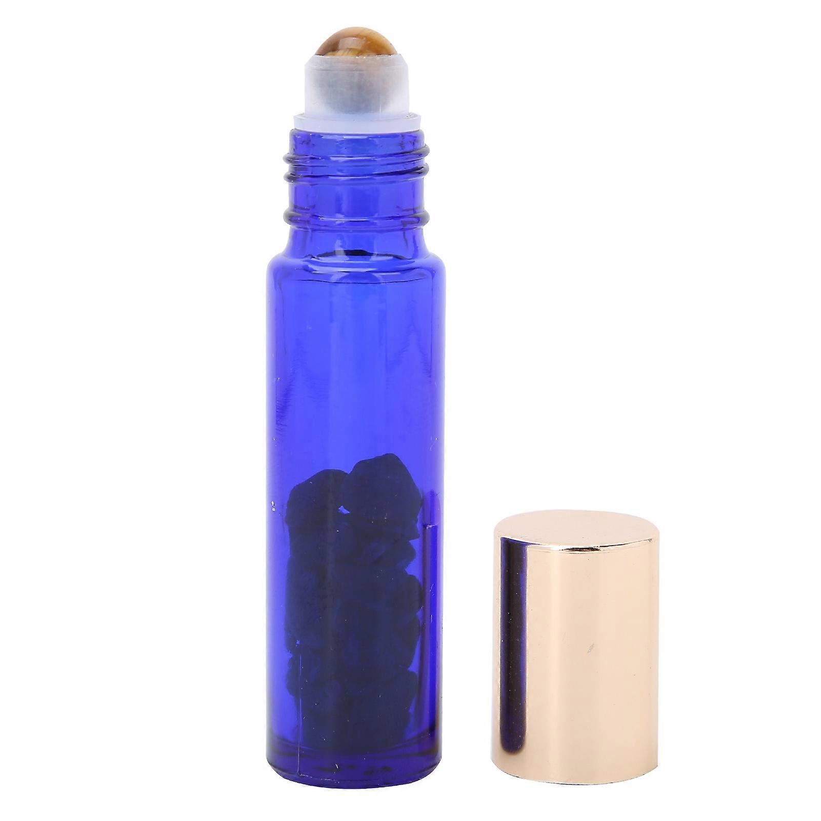 Glass Roller Bottle 10ml Capacity Essential Oil Roller Bottle Storage Container Bottledark Blue