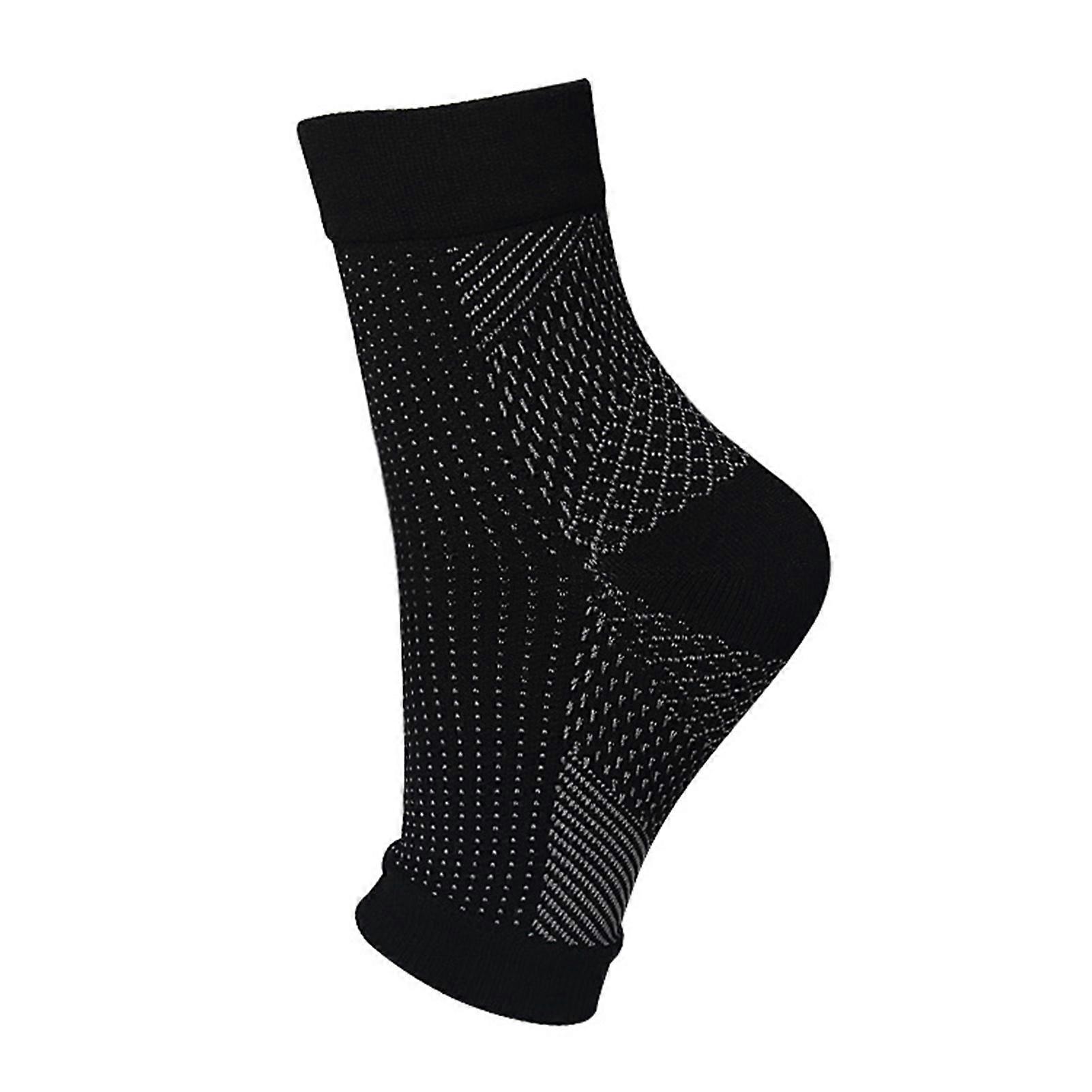 Sweat Absorbent Breathable Compression Socks Soft Colorfast Sockings For Running Fitness