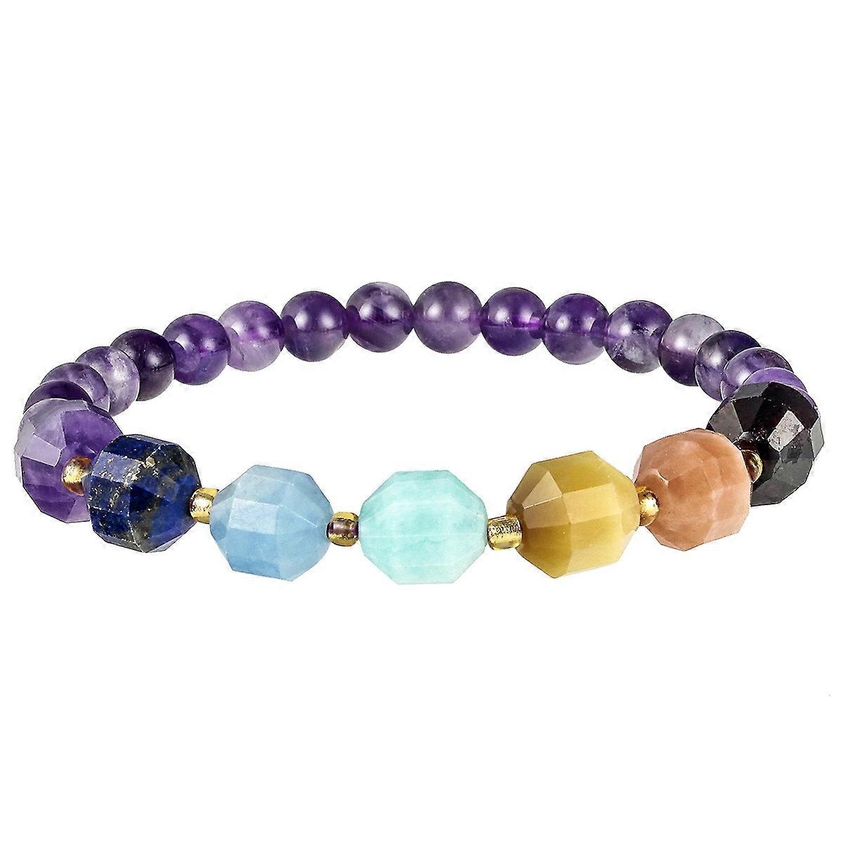 Bracelet-Purple Crystal-Royal Glam-Elegant Vibes