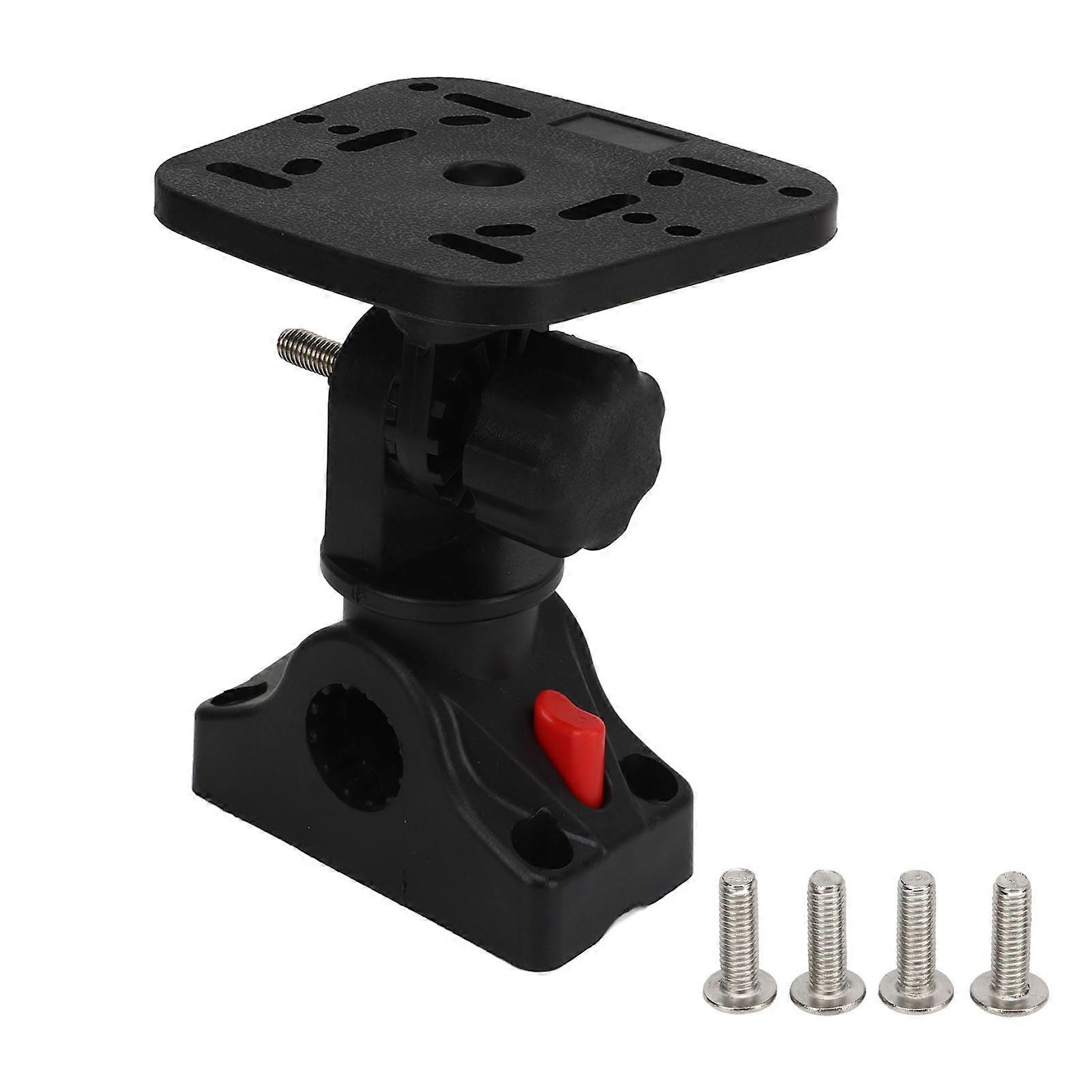 Support de sondeur de poisson à vis de rotation à 360 degrés installation fixe Support de détecteur de poisson portable en nylon en acier inoxydable pour yachts