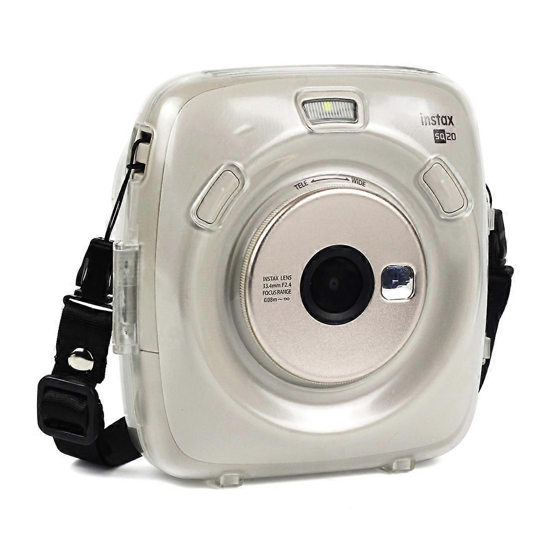 Protective Crystal Shell Case with Strap for Fujifilm Instax Square SQ20 For Fujifilm Instax Square SQ20