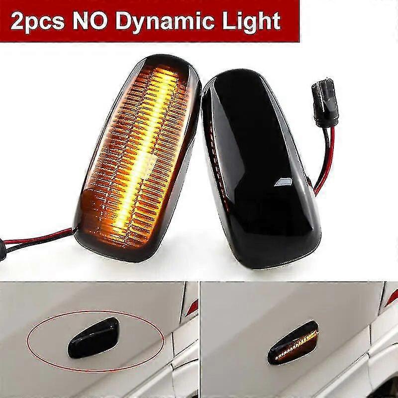2x Led Dynamic Side Marker Turn Signal Lights For Mercedes Benz Clk-class W208 1997-2000,c-class W202 94-97, E-class W210 96-99