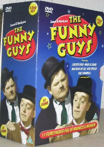 Laurel and Hardy The Funny Guys DVD cert U 5 discs - Region 2