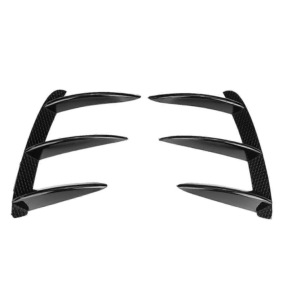 Car Rear Bumper Lip Spoiler Canards for W176 A200 A250 A45 AMG