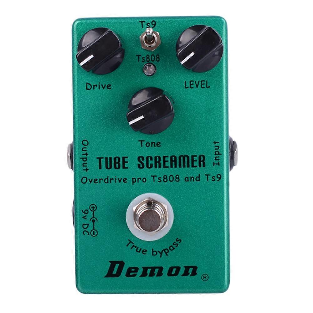 Gitarreneffektpedal 2 in 1 Overdrive Gitarrenpedal True Bypass Gitarrenzubehör