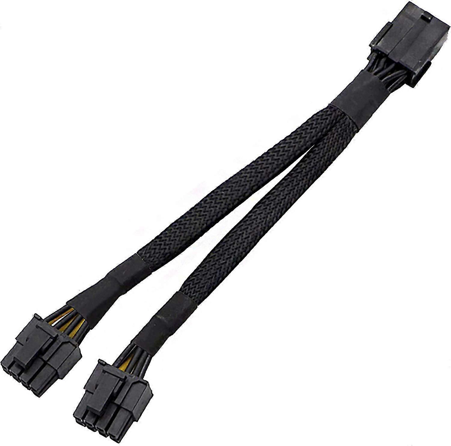 GPU PCI-e 8Pin PCI Express Karta graficzna GPU VGA 8 Pin żeński na podwójny GPU 8 (6 + 2) Pin Męski GPU 8-pinowy rozdzielacz Przedłużacz w osłonie zasilającej 8-pinowy