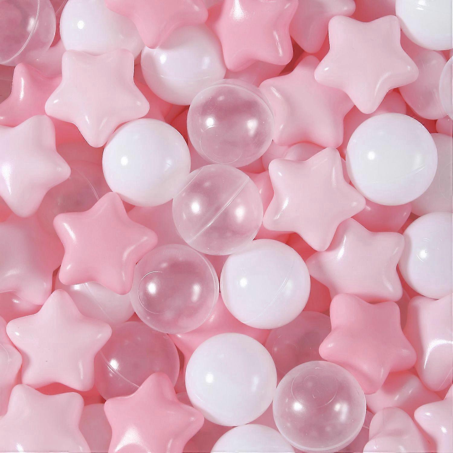 100pcs Ocean Balls Children Soft Plastic Pool Balls Smooth Balls Pit Star And Round Balls
