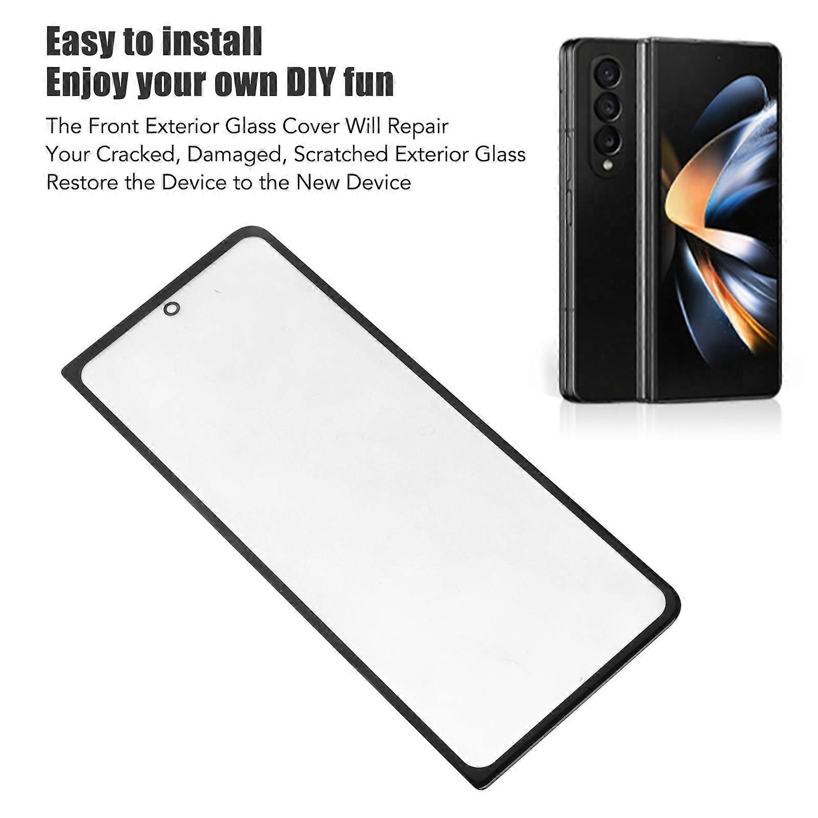 Front Outer Glass Screen Outer Lens Screen Replacement With OCA Repair Tools Kit For Samsung Galaxy Z Fold 4 5G F936