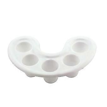 1 Pack Soaking Bowl Tip Nail Art Tray Care Wash Soaker Nail Art Bath Tool (white)