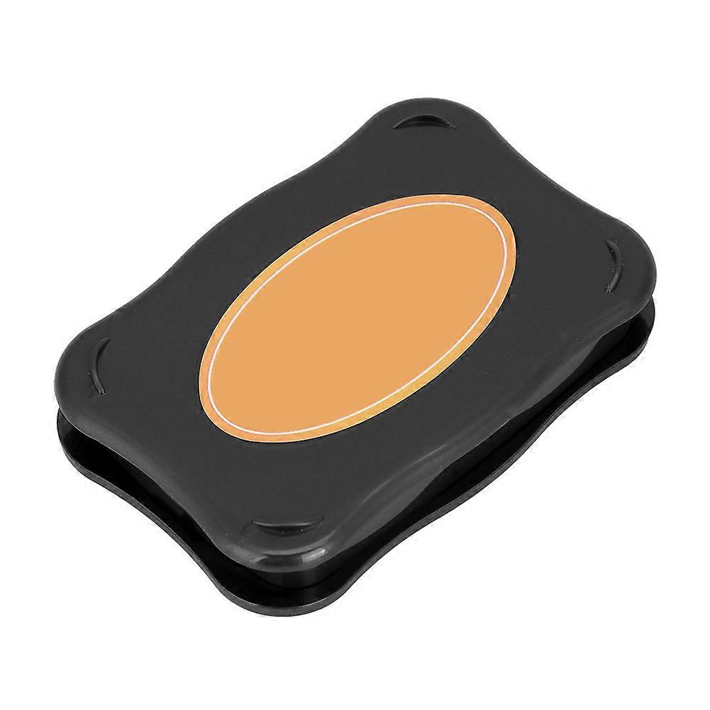 Tampon encreur en caoutchouc polarisé fait main pour peinture au doigt (jaune)