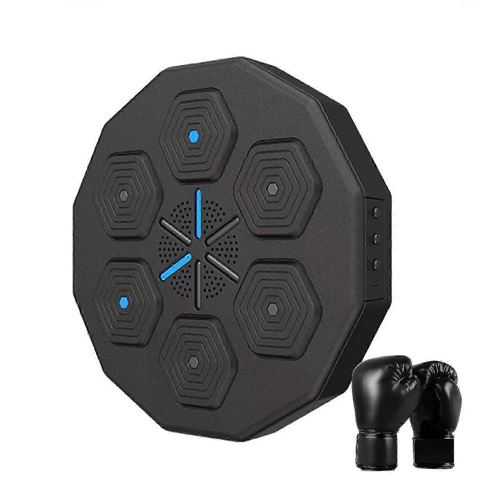 Smart Music Boxing Machinewall Mounted Boxing Game,electronic Boxing Pad With Backlightportable Workout Equipment Improve Hand-eye Coordination And Re