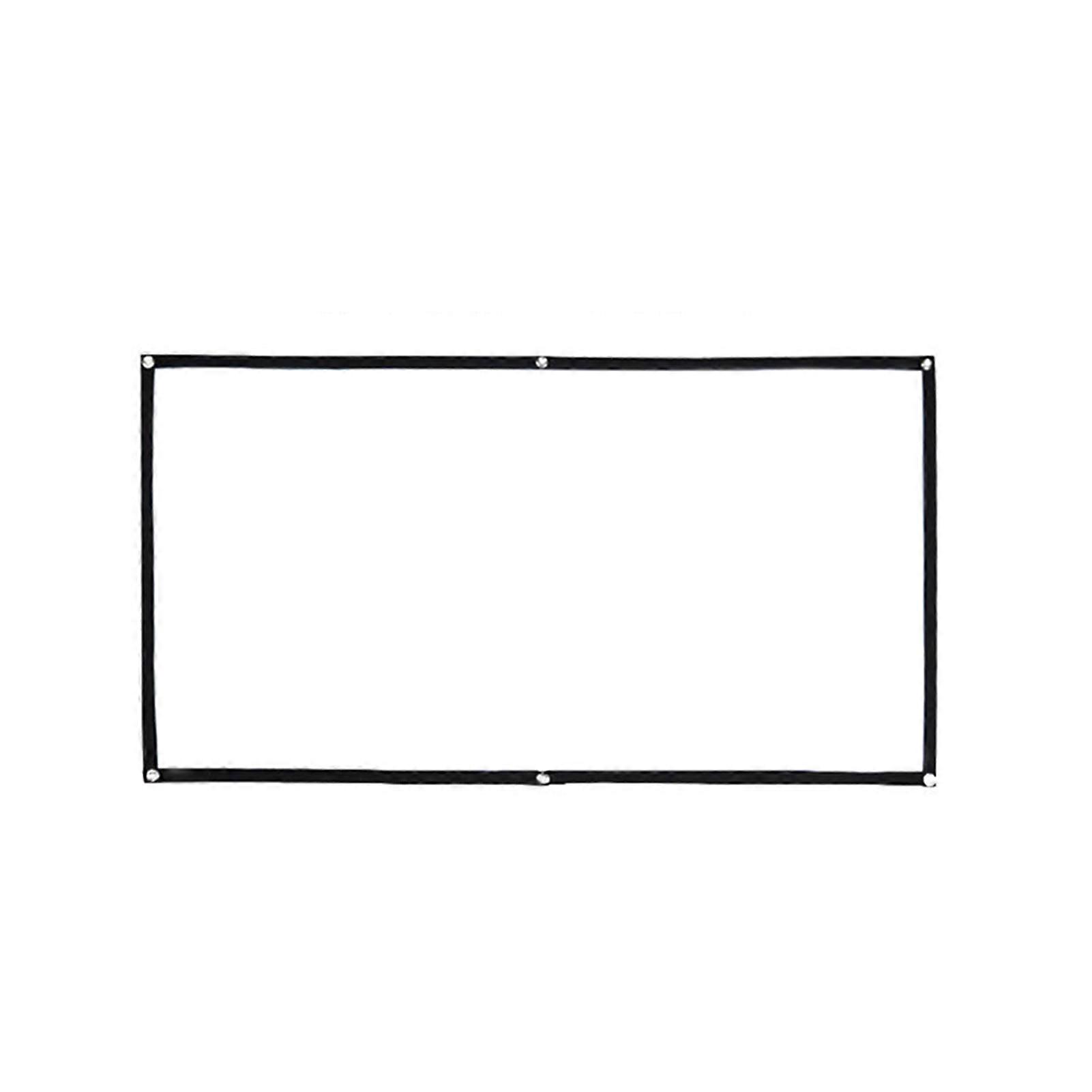 Polyester Folding Soft Projector Screen Wrinkle-Free Movie Screen for Outdoor Indoor