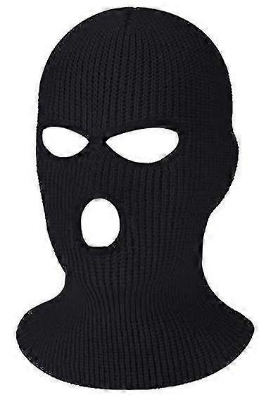 3-hulls strikket helsides deksel skihals, vinter