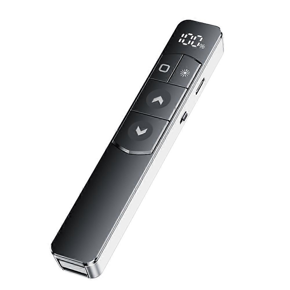 Laser Presentation Pointer 2.4G Wireless for PowerPoint PPT Compatible with MAC/Windows/Linux System for Mac Laptop Computer Support Page Turning Hype