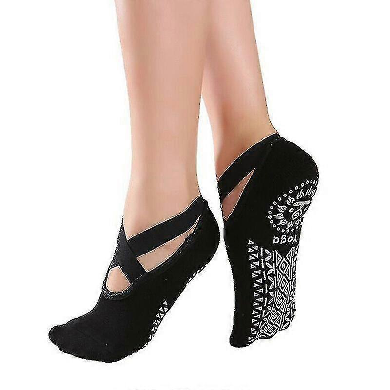 Chaussettes pour femmes Non Slip Ballet Exercice Fitness Danse Gymnastique Chaussettes