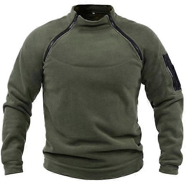 Army Fleece Taktiske jakker Mænd Militær pullover Oversized Fisketøj Vandretrøje Militær taktisk tøj til mænd