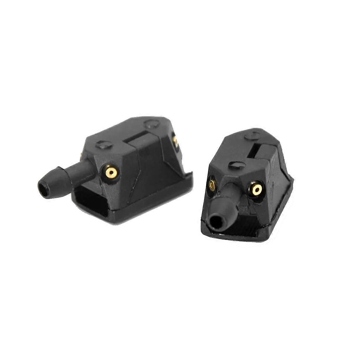 2Pcs Car Windshield Wiper Blade Washer Spray Nozzle Adjustable 4-Way Upgrade Installed on 8mm 9mm A