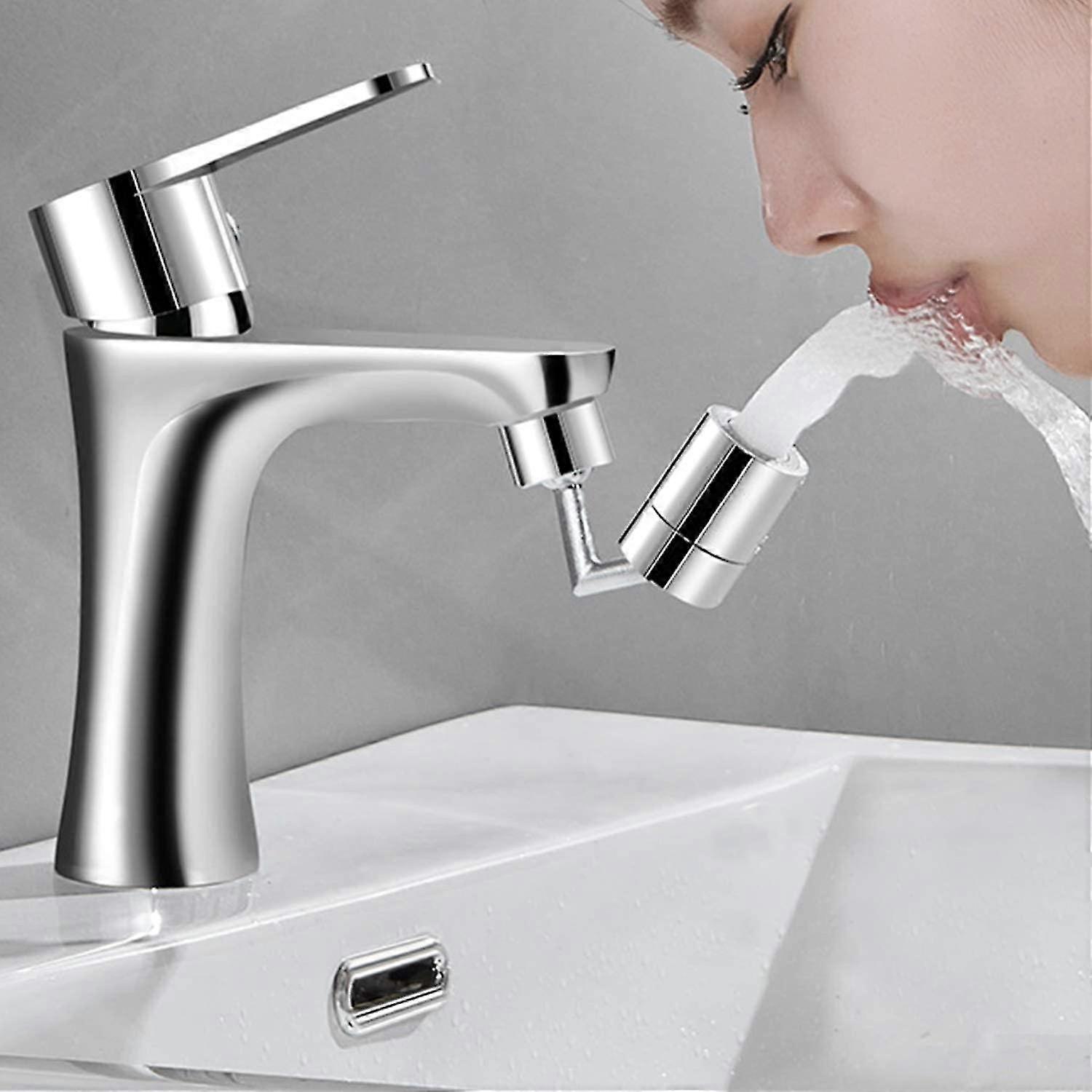 360 Degree Faucet,universal Splash Filter Faucet,720 Degree Faucet Aerator, 2 Modes Adjustable With 4 Layer Net Filter ,for M22-m24 (1 Pcs)