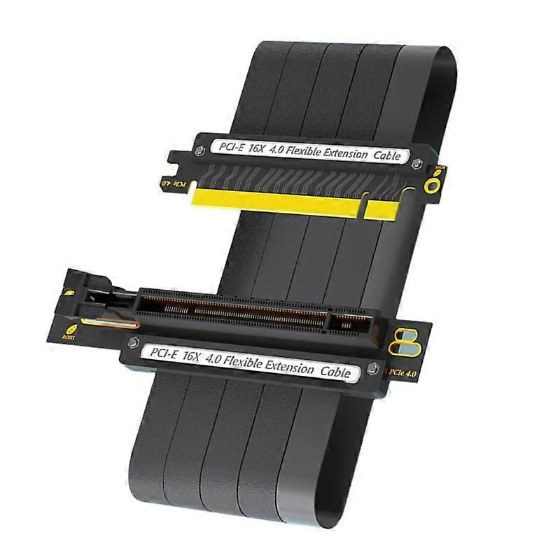 PCIE X16 4.0 Extension Cable 90 180 Connector Extender for Graphics Card