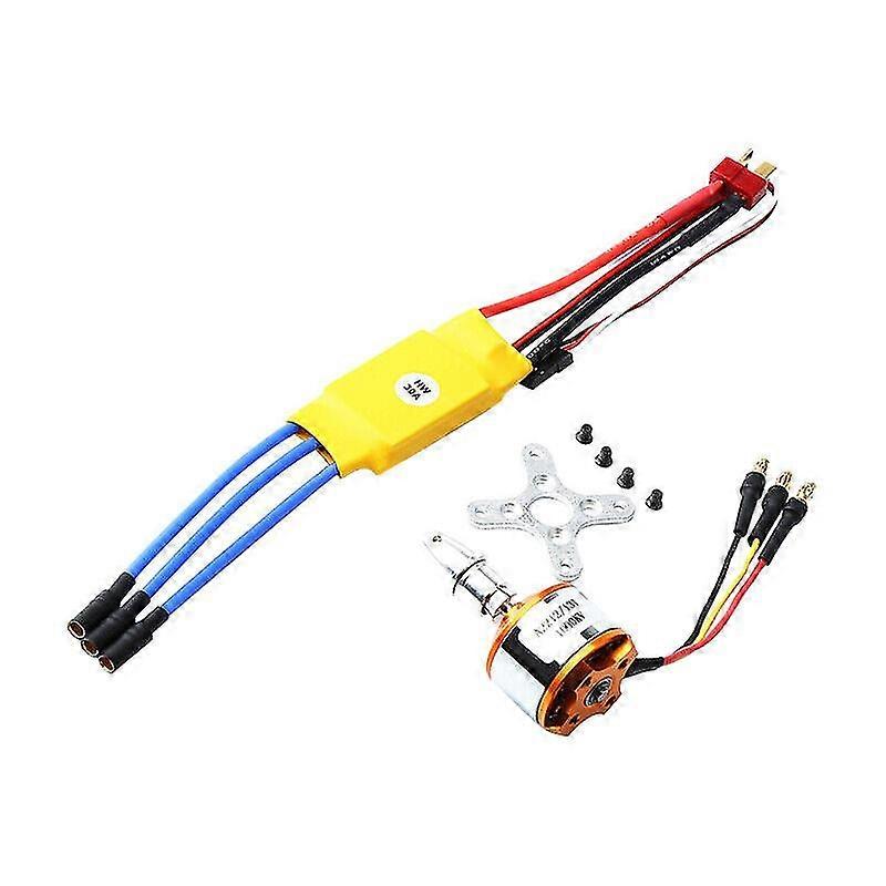 1000kv Brushless Motor 30a Esc Combo Set For Rc Fixed Wing