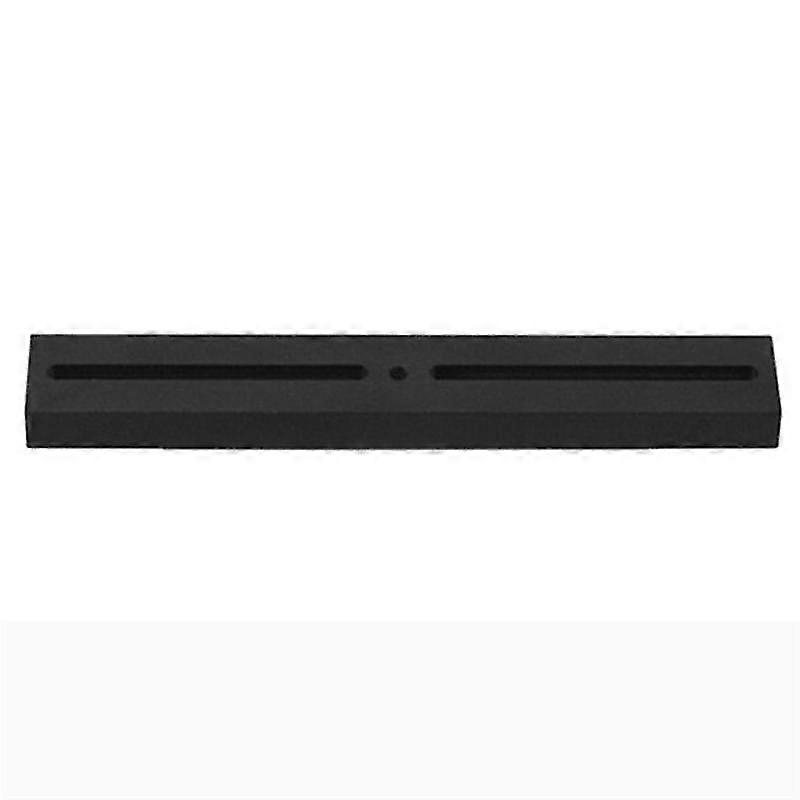 New Black Telescope Dovetail Mounting Plate Full Alloy W/ 1/4inch Screw Hole For Astronomical Monoc