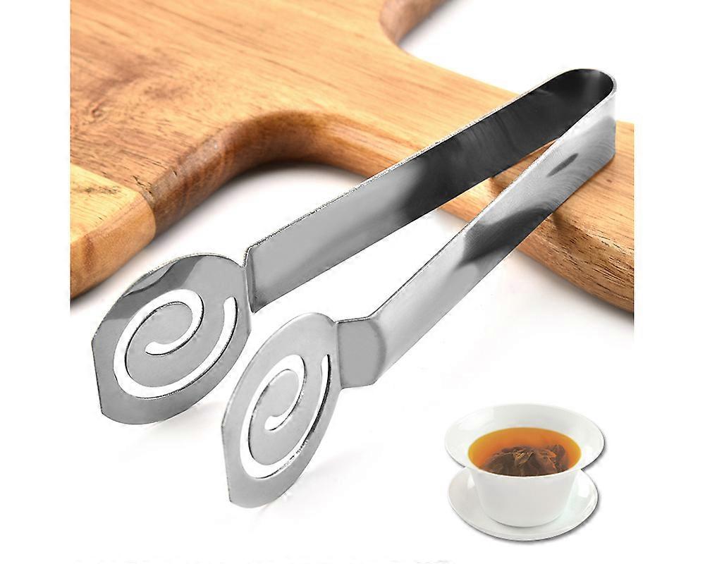 Silver Stainless Steel Tea Bag Squeezer