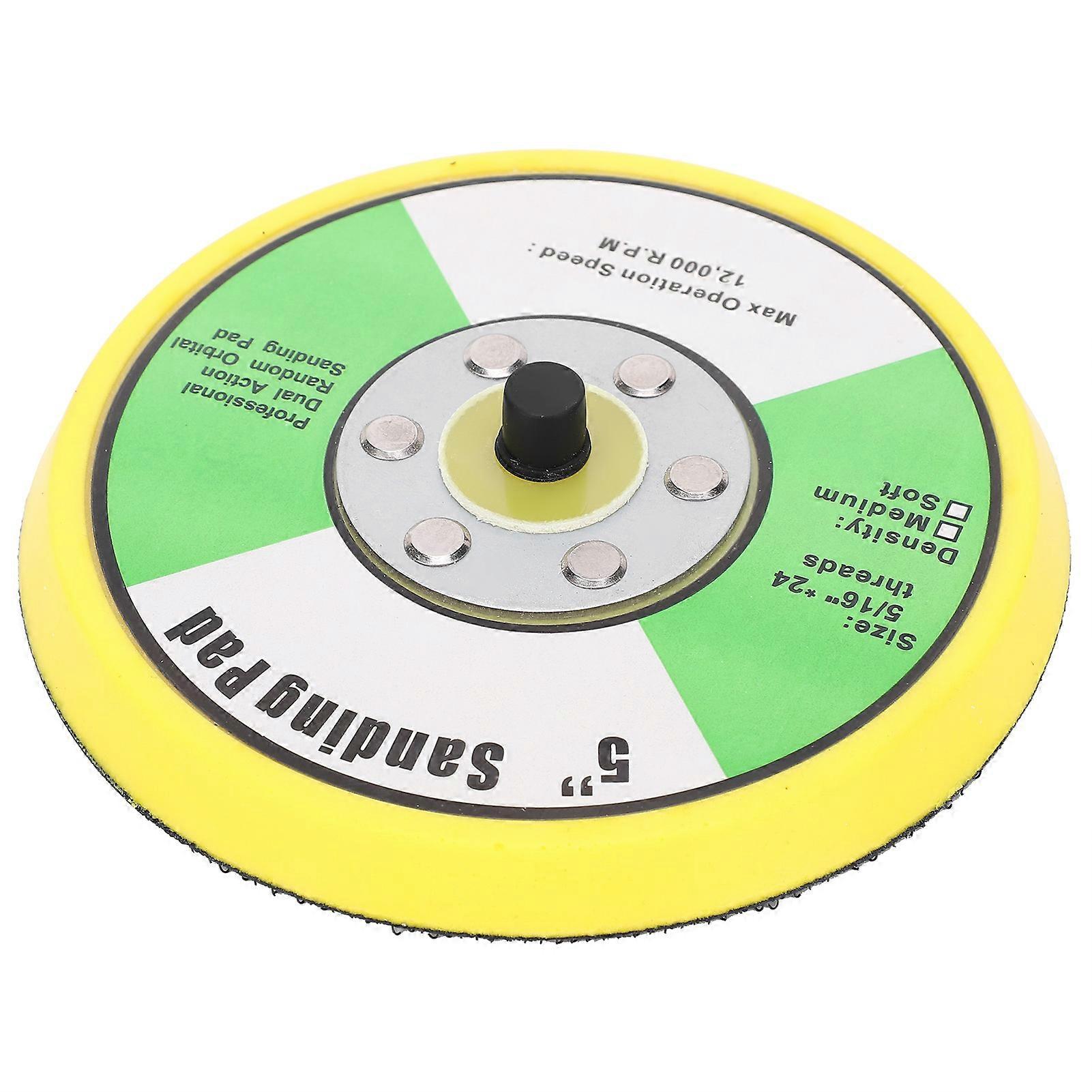 Universal 5in/125mm rund slibeplade polering slibeskive buffing slibehjul