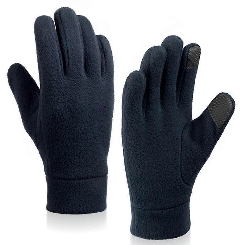 EVAGO Unisex Touchscreen Anti-slip Soft Warm Fleece Water-resistant Windproof Thermal in Cold Weather for Walking Dog Running Cycling Hiking Winter Wa