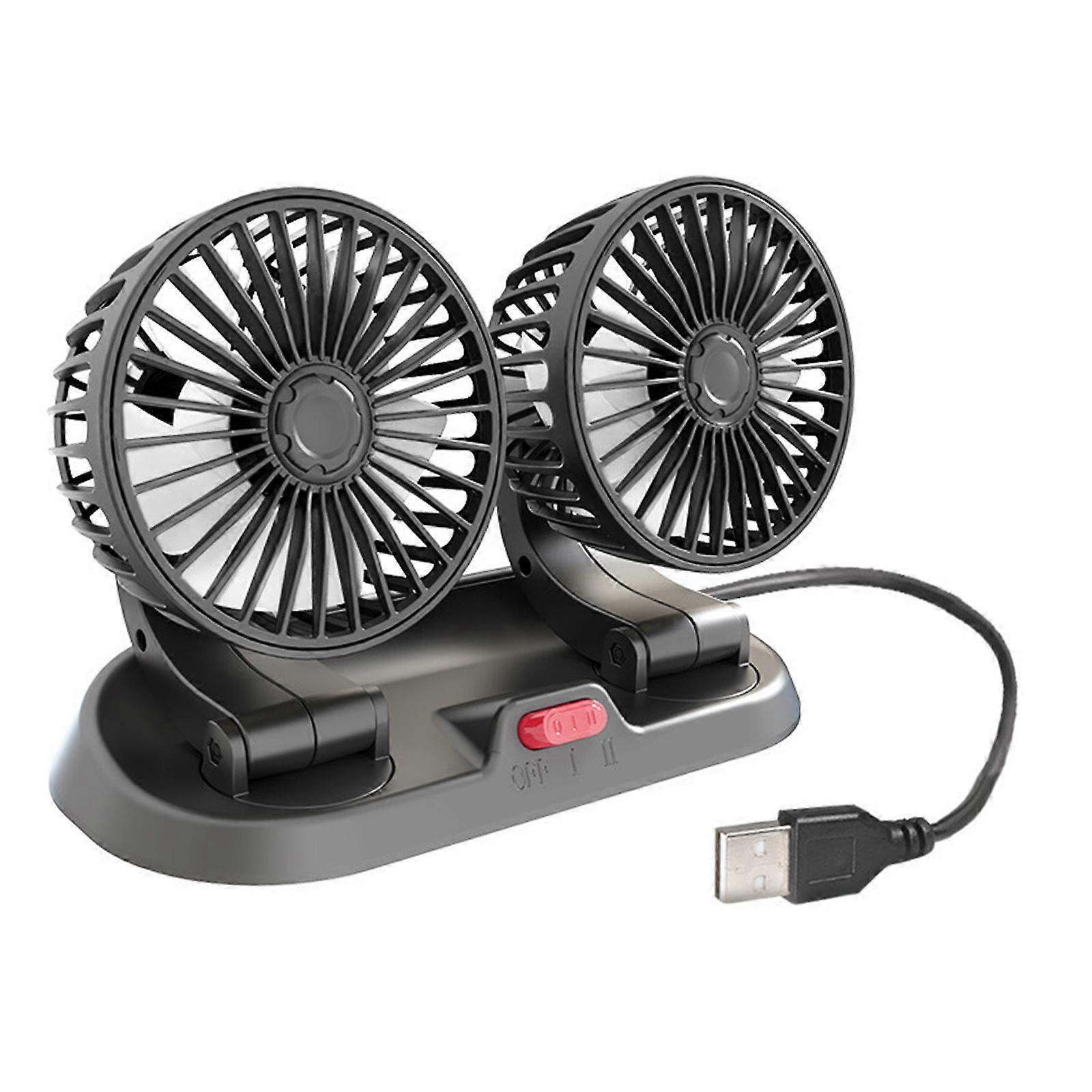 トラック搭載型ファンSUVトラック用360度回転可能な強力なサイレントカーファン