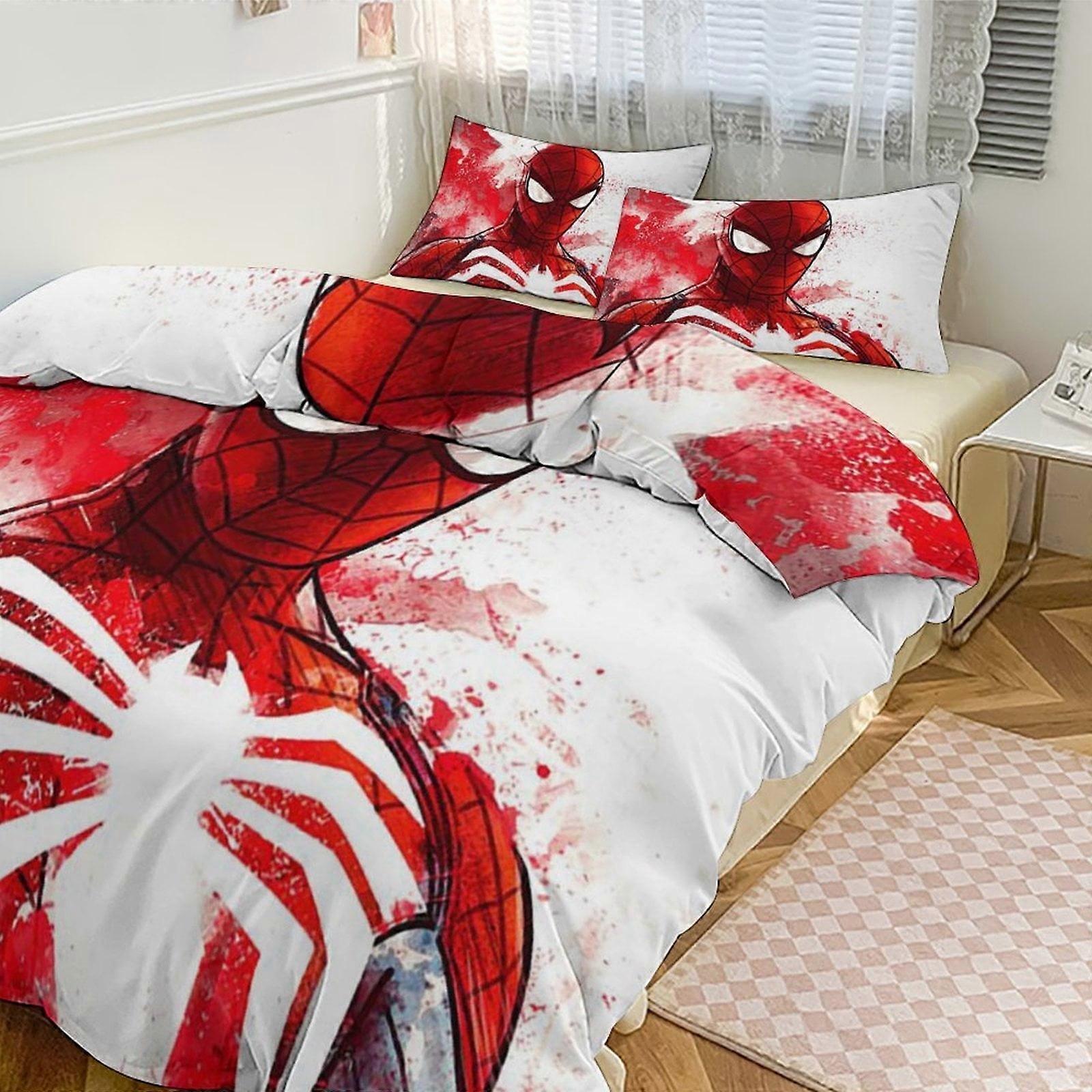 Kt231 Spiderman Bedding Sets for Kids Men Women Full Size