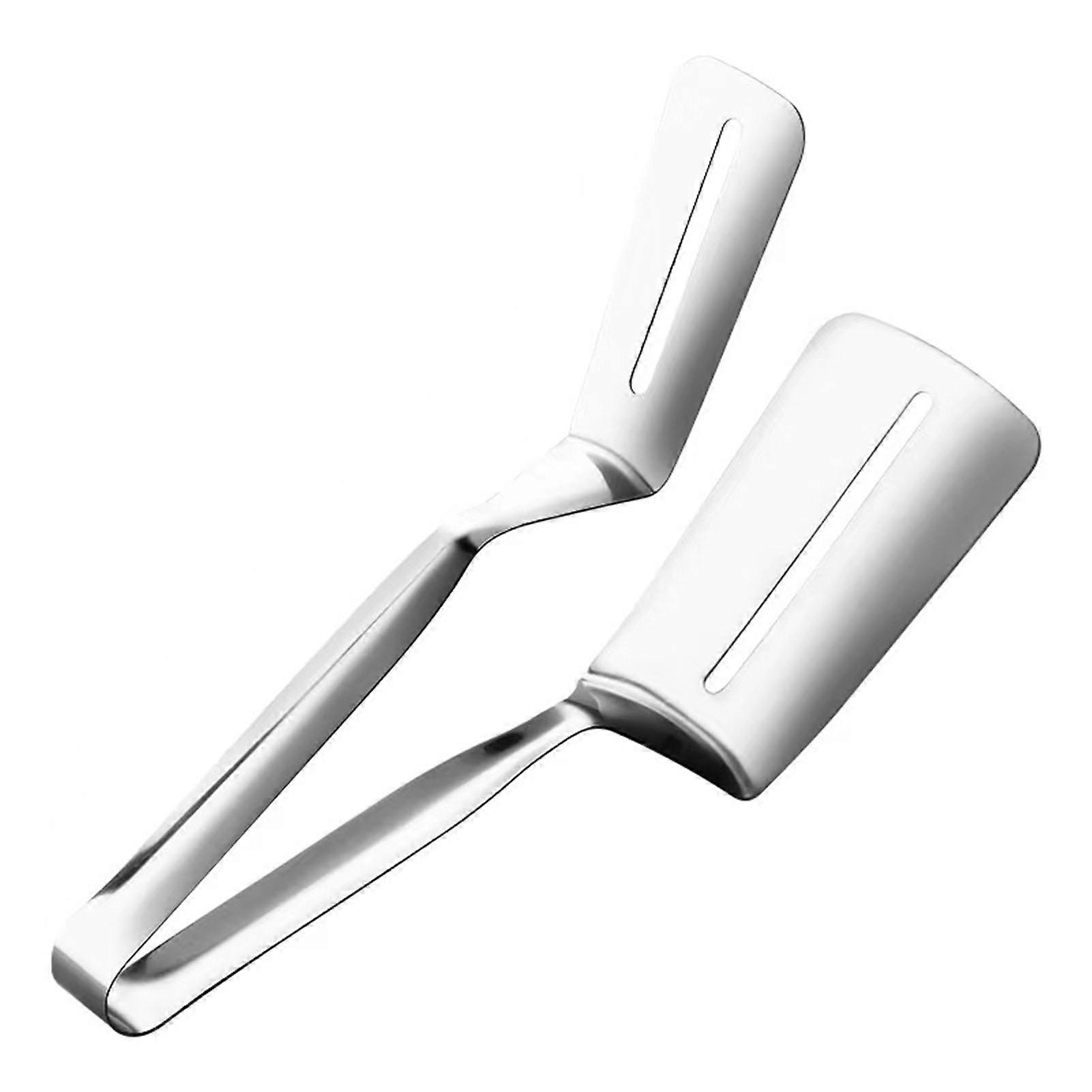 Kitchen Frying Spatula Stainless High Temperature Resistance Clamp for Cooking