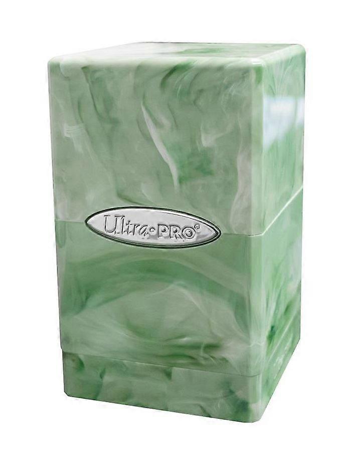 Marble Satin Tower - Lime Green / White