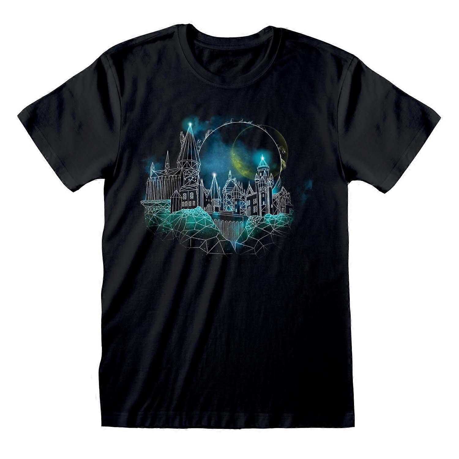 Harry Potter Wireframe Hogwarts Official Tee Tričko Pánské