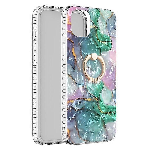 Phone Case For Apple Back Cover iPhone 14 iPhone 13 Pro Max 12 Mini 11 X XR XS Max 8 7 Bumper Frame Ring Holder Soft Edges Cartoon Scenery Marble TPU