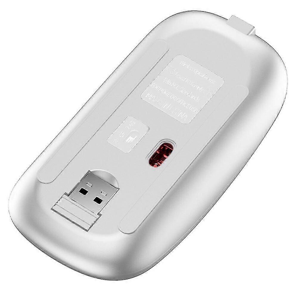 3 Modes Wireless Keyboard And Mouse Set Rechargeable For Pc Laptop Full-size